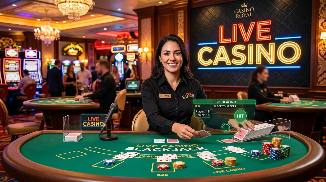 Jonny Jackpot live casino games